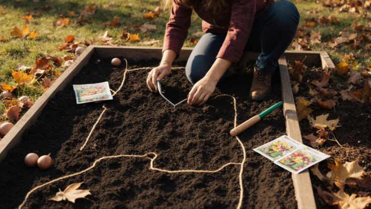 Überarbeitung der Herbstbeetplanung