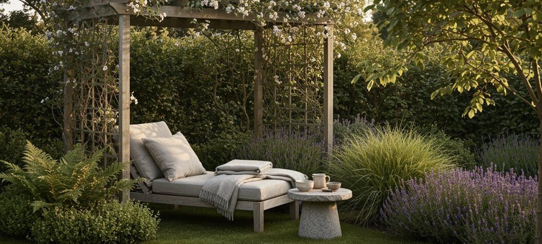 Verwandle deinen Garten in einen Ort der Entspannung