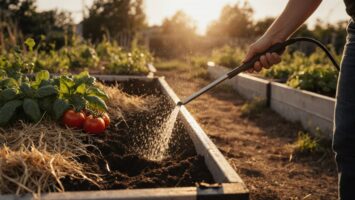 Gartenbeete effizient bewässern